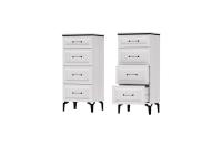 Комод К-4 Шарм Ясень Анкор светлый, ширина 51 см, с ящиками, в гостиную, в спальню