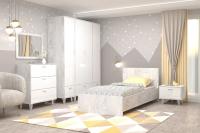 Молодёжная МС ЭГО набор 2, кровать ширина 80 см, шкаф, комплект в спальню, комод