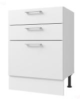 Кухонный модуль Оптима Стол 80 - 3 ящика, цвет Арктик