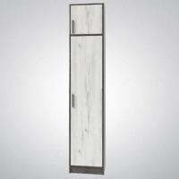 Прихожая ДИАНА-4 сек №6 Ясень анкор / Дуб Эльза ширина 40 см ЛДСП распашной с полками в прихожую