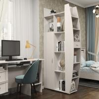 Зонирующий стеллаж-перегородка Парус Анкор светлый, ширина 116 см, с полками для хранения вещей, игрушек, документов