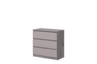 Комод №2 "Соната" цвет Дуб Крафт Серый, Кашемир, ширина 80 см, для спальни, с ящиками, гардеробная