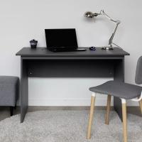 Стол письменный КАСТОР, 120х65х75 см, Серый, ширина 120 см, для школьника или студента, учебный для ноутбука