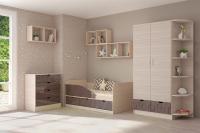 Молодежная Бриз МДФ набор 4, ширина 330 см, комплект мебели, в детскую, в подростковую, в спальню
