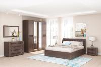 Спальня Кэт 4 набор 1, ширина кровати 160 см, комплект мебели в спальню, шкаф