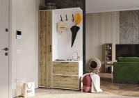 Прихожая Сиама Дуб Вотан/Белый