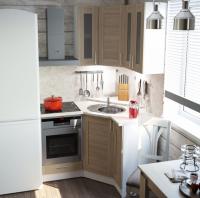 Кухонный гарнитур Лира литл 1500*1200 мм угловая ширина 150*120см цвет Квадро шимо светлый/малага/белый с витринами, с полками