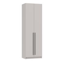 Шкаф для одежды 67.10 "Брандо" 2х дверный, ЛДСП, цвет кашемир, с полками и штангой, ширина 80 см