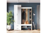 Прихожая Домино, цвет Крафт золотой/Белый