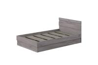 Кровать односпальная "Соната" 120 см, Цвет Дуб Крафт Серый, подростковая, детская, в спальню