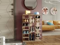 Обувница Лофт №6 Дуб Сонома