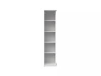 Угловой модуль гардероба МАКС, 50х58х233 см, цвет Белый, стеллаж в спальню с полками высокий