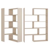 Стеллаж 12 цвет Дуб Девон ширина 80 см ЛДСП с полками для гостиной, спальни и прихожей