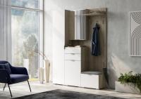 Прихожая Анима 1 Дуб серый-Белый