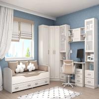 Молодежная Колибри МДФ набор 6, ширина 330см, комплект мебели, в детскую, в подростковую, шкаф, кровать