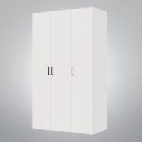 Шкаф 3ств 1200 Бостон, цвет Белый (штанги)