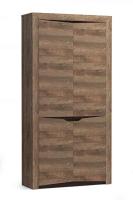 Шкаф для одежды 33.18 Лючия, цвет Кейптаун, распашной, ЛДСП, в спальню, с полками, с ящиками, современный, деревянный, для дома, для дачи, фабричное производство, двухстворчатый