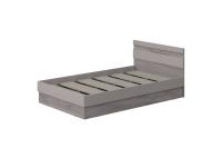 Кровать односпальная "Соната" 120 см, Цвет Дуб Крафт Серый, Кашемир, подростковая, детская, в спальню