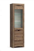 Шкаф - пенал 33.14-01 Лючия, цвет кейптаун, ширина 61 см, с полками, деревянный, в спальню, в гостиную