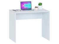 Письменный стол СПМ-350, ширина 90 см, Белый ЛДСП, учебный для студента или школьника
