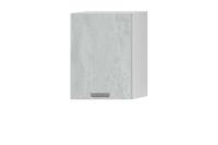 Кухонный модуль "Тифани" В-50 Белый, Бетонный Камень, ширина 50 см, навесной, с полками