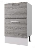 Кухонный модуль Оптима Стол 60 - 2 ящика, цвет Ясень рикон