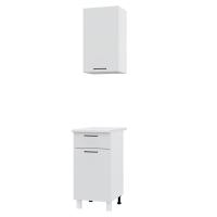 Кухня Trend 400, цвет Белый/Белый эмалит МДФ