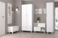 Прихожая МС ЭГО набор 6, ширина 282 см, комплект мебели, вешалка, с зеркалом, шкаф