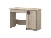 Стол письменный "Диско" цвет Дуб Сонома и Шоколад ширина 110 см ЛДСП с полками и ящиком для спальни и офиса для детей и подростков