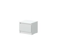 Тумба прикроватная МС "Соната" 40 см, цвет Белый Текстурный, с ящиком, в спальню