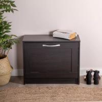 Обувница СИРИУС с 1 откидным ящиком, 60 х 25 х 49 см, ЛДСП, Дуб Венге, ширина 60 см, тумба для обуви в прихожую или коридор