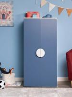 Шкаф распашной ПИКСИ, с двумя дверьми и тремя полками 60х57х120, озорной василек, ширина 60 см с полками, в детскую комнату для ребенка, для игрушек