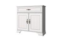 Тумба 2D1S, TIFFANY, цвет вудлайн кремовый