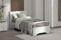 Кровать МС "Алисия" цвет Анкор светлый, 90 см , подростковая для подростка мальчика и девочки, напольная