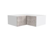 Кухонный модуль Оптима Газовка угол 100, цвет Бетон лайт