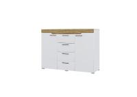 Комод Милана, цвет Белый/Сосна гранд