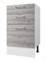 Кухонный модуль Оптима Стол 80 - 3 ящика, цвет Ясень рикон