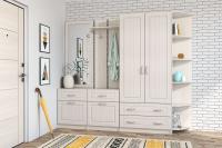 Прихожая Иннэс 6 МДФ набор 3, ширина 247 см, в прихожую, комплект мебели, для дома