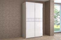 Шкаф купе Иннэс 5 1,2 Бодега и Белый Глянец/Caiman Белый, ширина 120 см, шкаф для одежды, в спальню, в прихожую