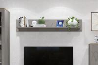 Полка навесная Капри 2, цвет Мокко