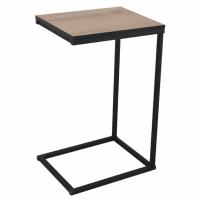 Стол журнальный придиванный Берген 14, цвет крафт золотой/черный