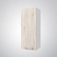 Кухонный модуль Оптима Шкаф 30, цвет Рустик серый, ширина 30 см для кухни навесной, с полками, однодверный