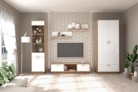 Гостиная МС ЭГО набор 1, ширина 275 см, комплект мебели, консоль под тв, шкаф