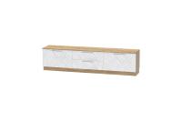 Тумба 4 Иннэс 7 Бетон снежный и Дуб Крафт золотой, 180 см, тумба под телевизор, мебель в гостиную