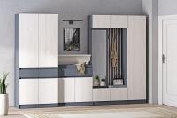 Прихожая Иннэс 10 набор 6, ширина 240 см, мебель в прихожую, комплект мебели, вешалка, шкаф