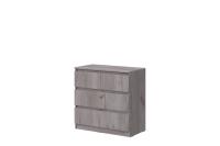 Комод №2 "Соната" цвет Дуб Крафт серый, ширина 80 см, для спальни, с ящиками, гардеробная