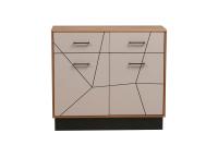 Комод 54.07 Гамма, Таксония / грей ширина 100,2 см, для гостиной или в спальню, с ящиками и полками для одежды