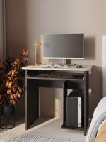 Компьютерный стол КСТ-21.1, цвет Венге / Дуб беленый, ширина 80 см для подростка учебный письменный для ноутбука с полками