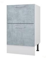 Кухонный модуль Оптима Стол 60 - 2 ящика, цвет Камень оленна