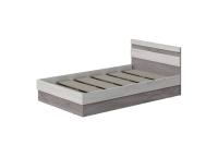 Кровать односпальная "Соната" 120 см, Цвет Дуб Крафт Серый, Дуб Крафт Белый, подростковая, детская, в спальню